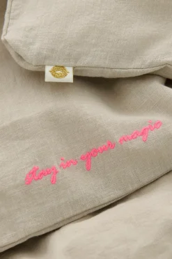 Ellos Dynebetræk|Sengesæt-Home Sengesæt Elly i genanvendt halvlinned 2 eller 3 stykker