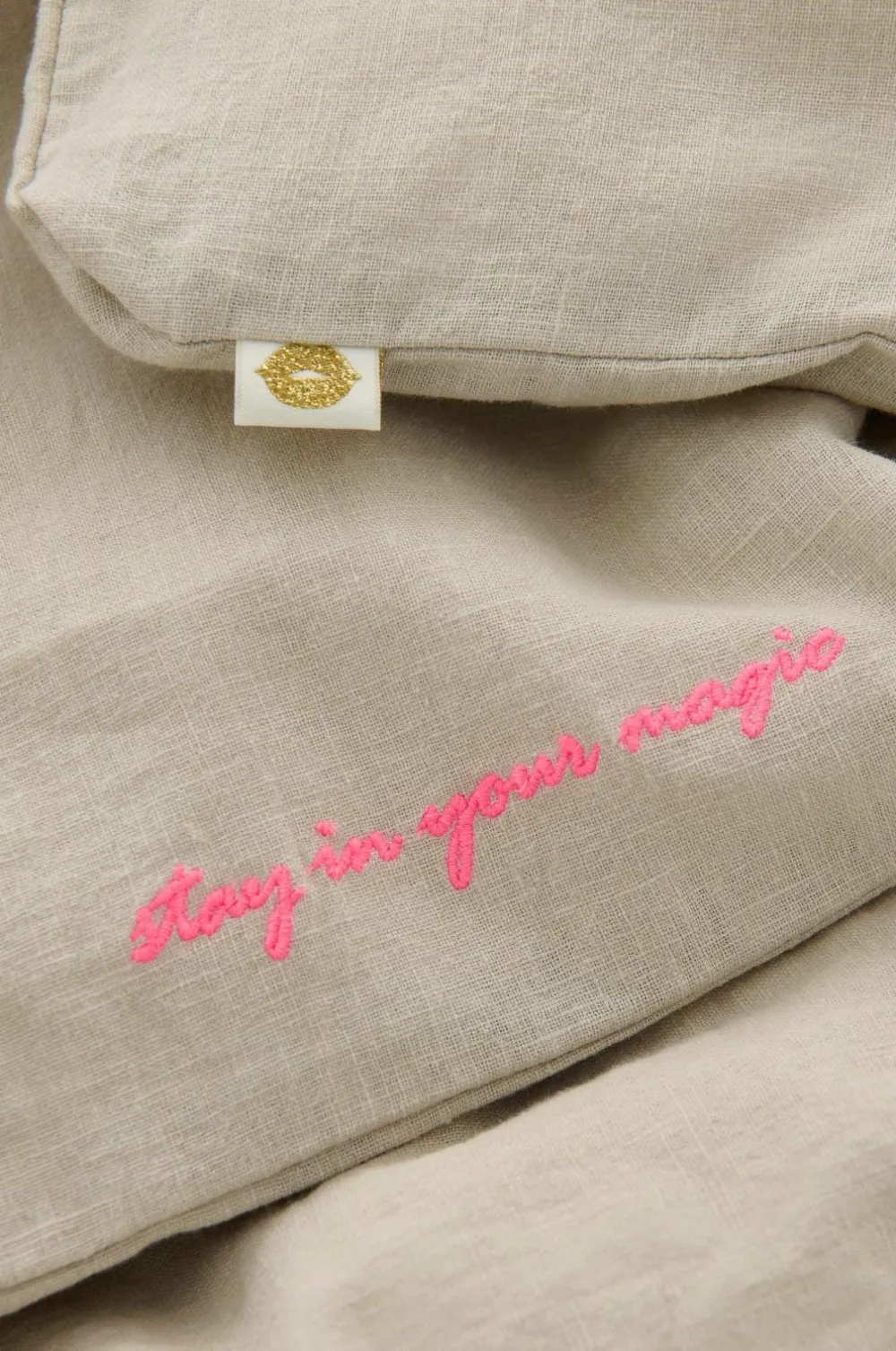 Ellos Dynebetræk|Sengesæt-Home Sengesæt Elly i genanvendt halvlinned 2 eller 3 stykker