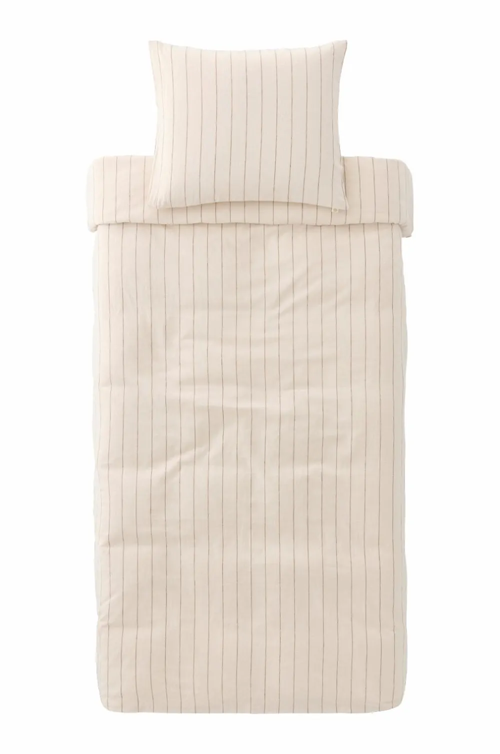 Ellos Dynebetræk|Sengesæt-Home Sengesæt Elly Thin Stripe i genanvendt halvlinned 2 eller 3 stykker