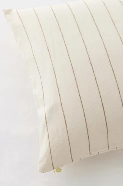 Ellos Dynebetræk|Sengesæt-Home Sengesæt Elly Thin Stripe i genanvendt halvlinned 2 eller 3 stykker