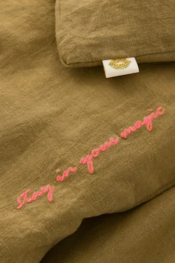 Ellos Dynebetræk|Sengesæt-Home Sengesæt Elly i genanvendt halvlinned 2 eller 3 stykker