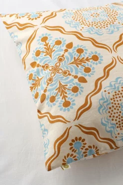 Ellos Dynebetræk|Sengesæt-Home Sengesæt Elly Tile i genanvendt halvlinned 2 eller 3 stykker