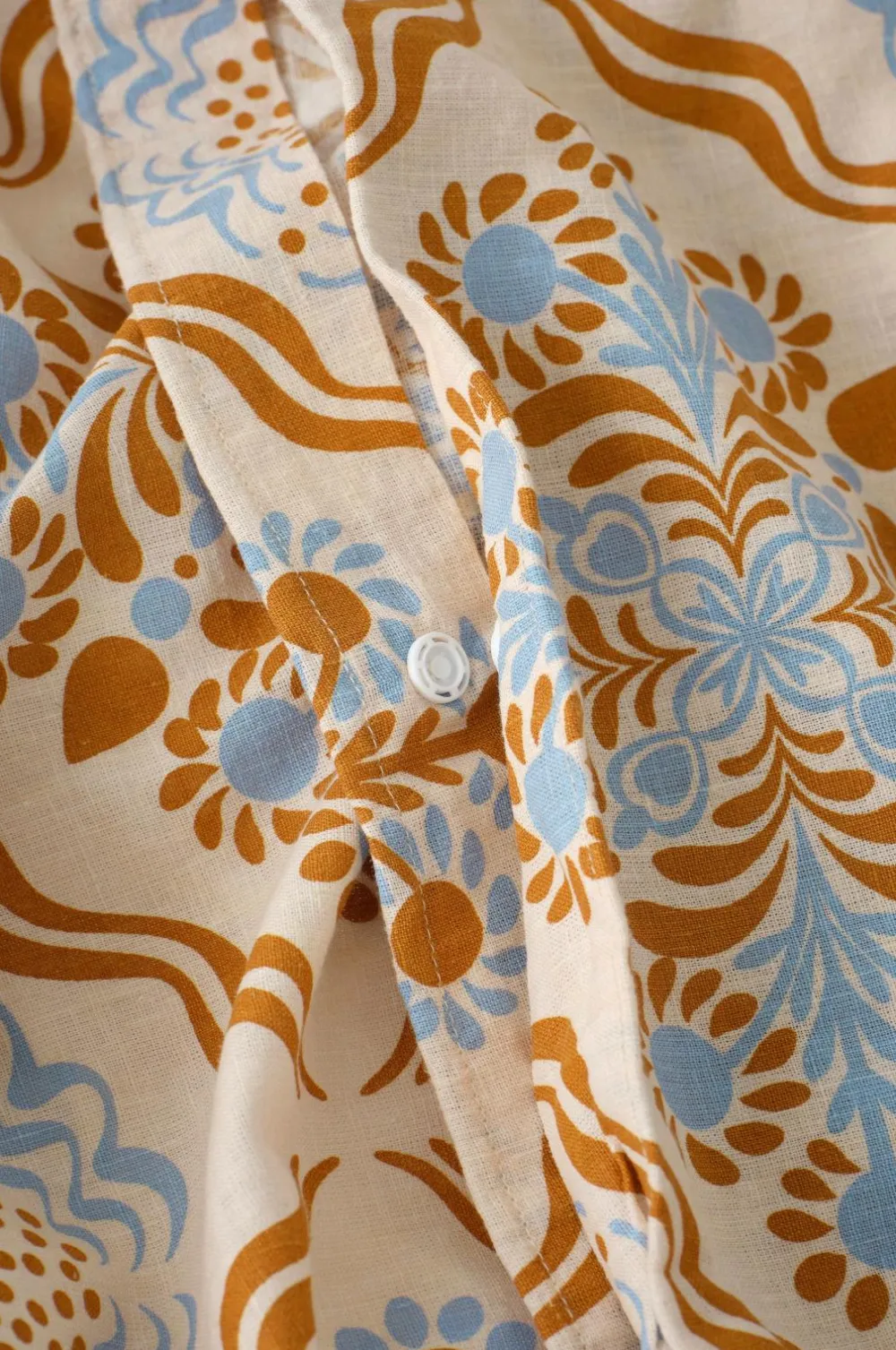 Ellos Dynebetræk|Sengesæt-Home Sengesæt Elly Tile i genanvendt halvlinned 2 eller 3 stykker