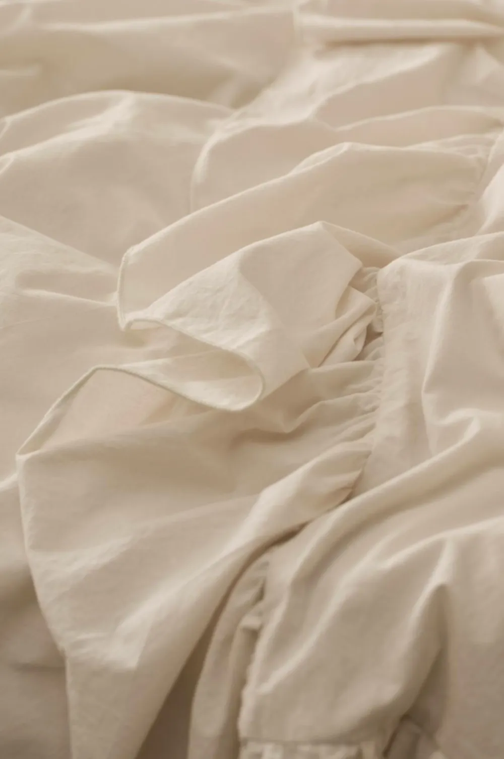 Ellos Dynebetræk|Sengesæt-Home Sengesæt Juliett Giant Frill i vasket bomuld 2 dele