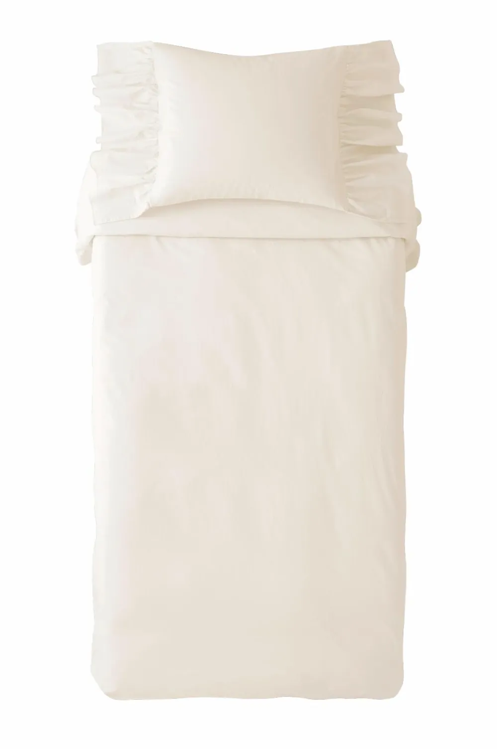 Ellos Dynebetræk|Sengesæt-Home Sengesæt Juliett Giant Frill i vasket bomuld 2 dele