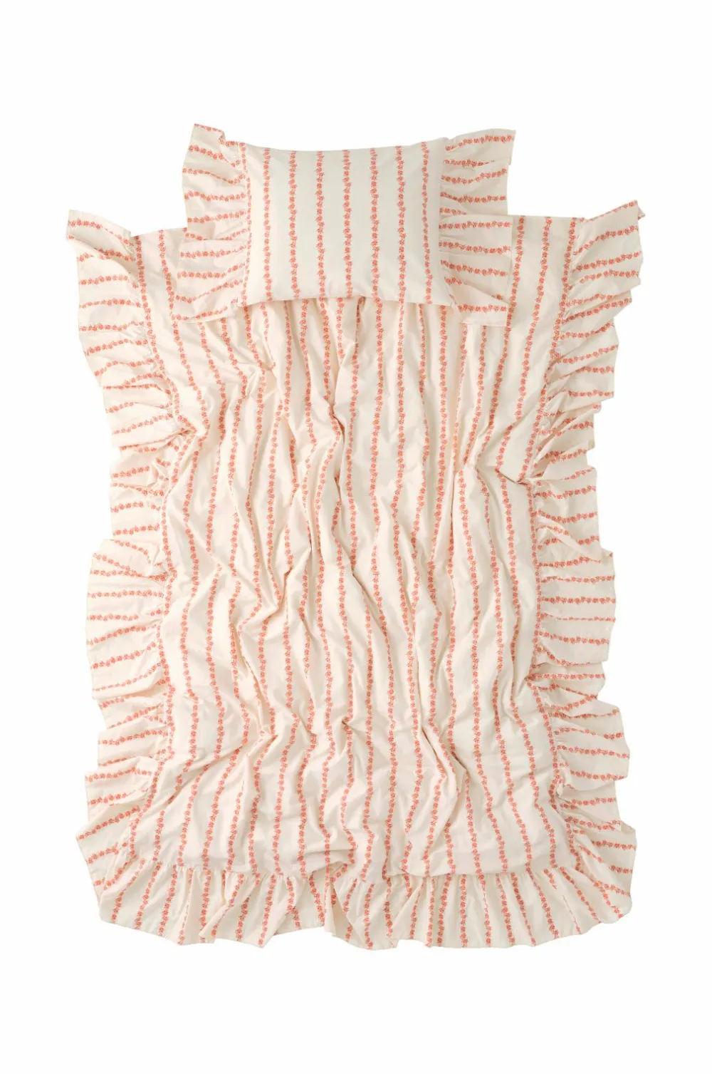 Ellos Dynebetræk|Sengesæt-Home Sengesæt Juliette Garland Giant Frill i bomuld 2 dele