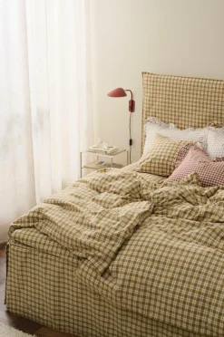 Ellos Dynebetræk|Sengesæt-Home Sengesæt Sonneli Check i bomuld 2 eller 3 stykker