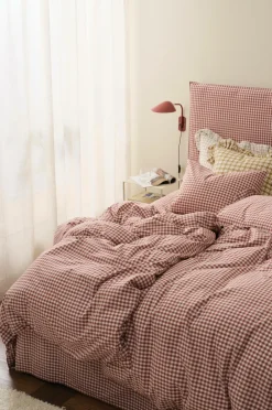 Ellos Dynebetræk|Sengesæt-Home Sengesæt Sonneli Check i bomuld 2 eller 3 stykker