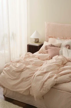 Ellos Dynebetræk|Sengesæt-Home Sengesæt Sonneli Check i bomuld 2 eller 3 stykker