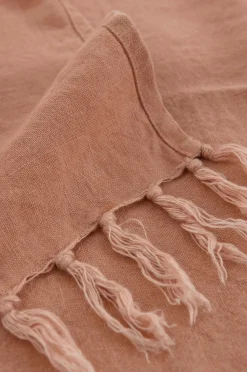 Ellos Sengetæpper-Home Sengetæppe Kiyoko i vasket hør