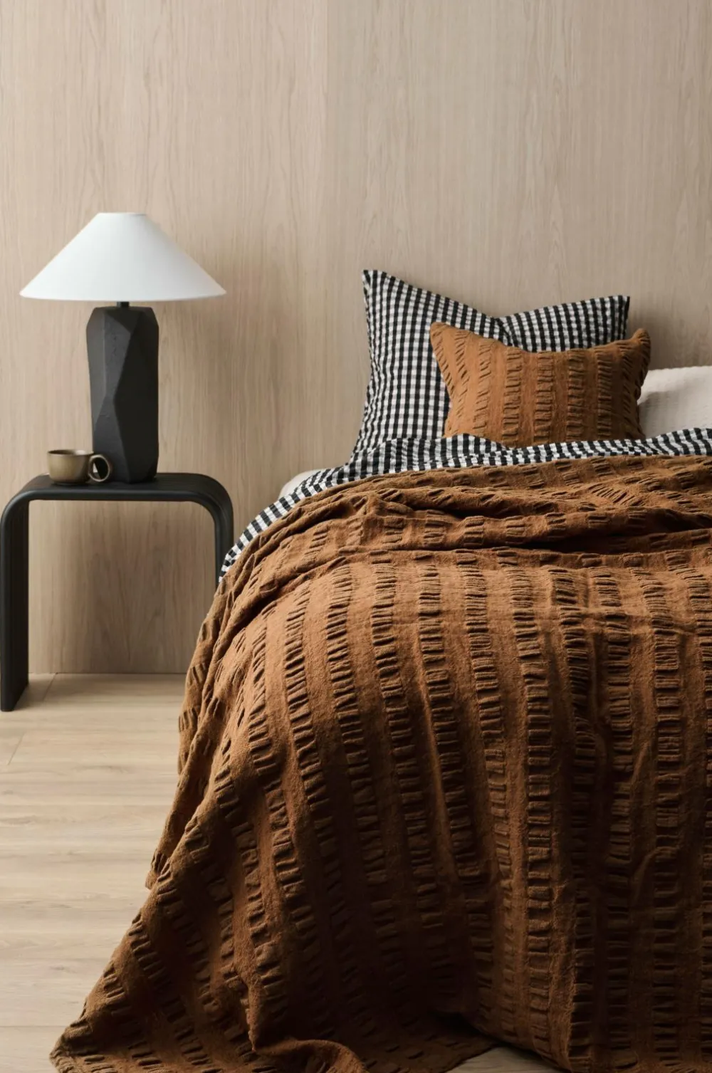 Ellos Sengetæpper-Home Sengetæppe Kiyoko i bæk-og-bølge