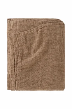 Ellos Sengetæpper-Home Sengetæppe Candice Grating i vasket linned