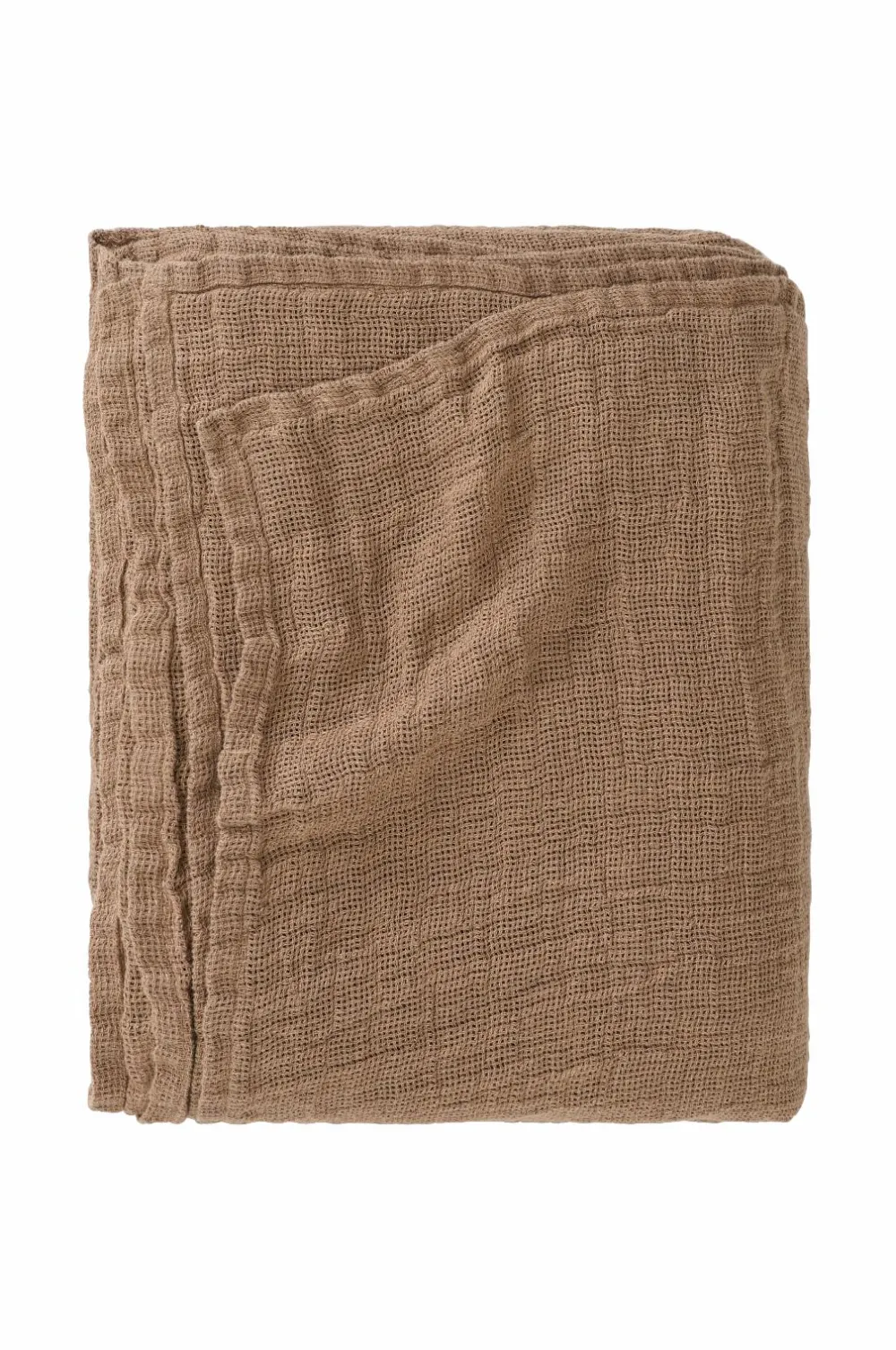 Ellos Sengetæpper-Home Sengetæppe Candice Grating i vasket linned