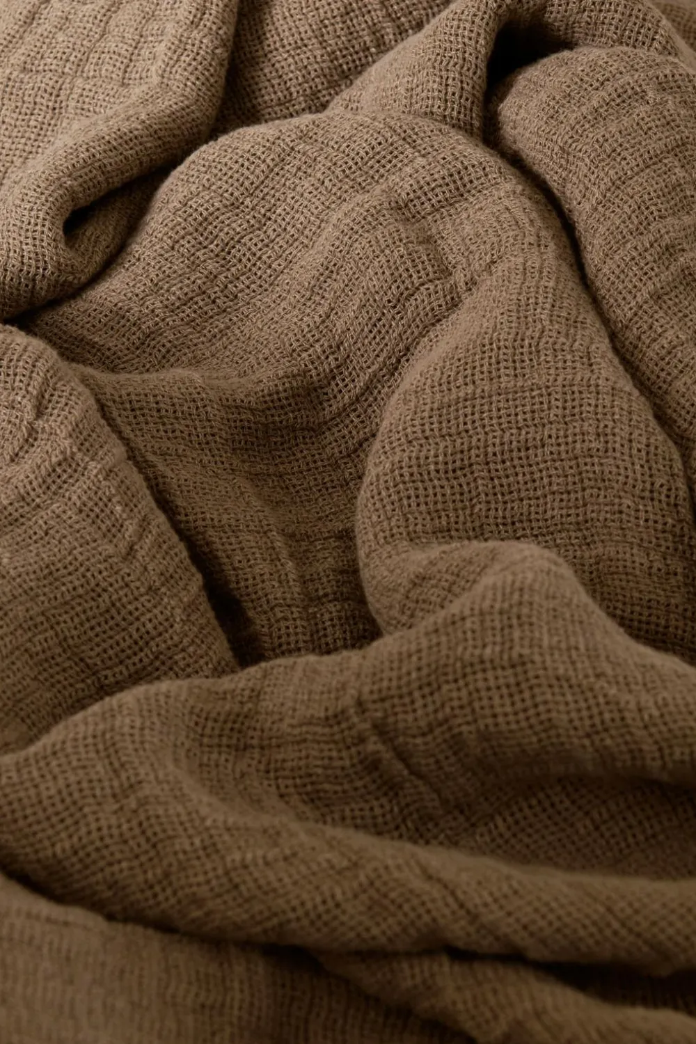 Ellos Sengetæpper-Home Sengetæppe Candice Grating i vasket linned