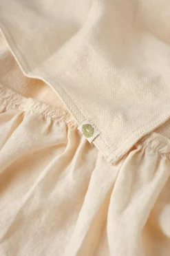 Ellos Sengetæpper-Home Sengetæppe Elly Frill i genanvendt halvlinned