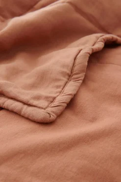 Ellos Sengetæpper-Home Sengetæppe Candice Square i vasket hør