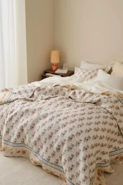 Ellos Sengetæpper-Home Sengetæppe Apollonia i vasket bomuld