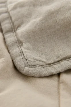 Ellos Sengetæpper-Home Sengetæppe Candice Square i vasket hør