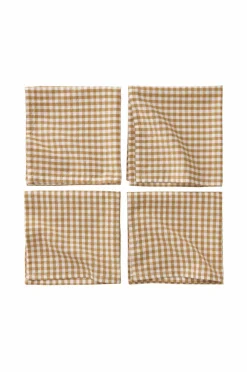Ellos Borddækning & Servering|Bordtekstiler-Home Serviet Ramona Check 4-pak