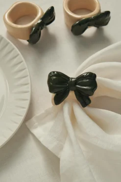 Ellos Borddækning & Servering|Bordtekstiler-Home Servietringe Bow 4-pak