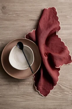 Ellos Borddækning & Servering|Bordtekstiler-Home Servietter Malva Scallop 40x40 cm 2-pak