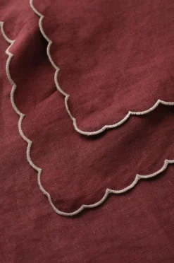 Ellos Borddækning & Servering|Bordtekstiler-Home Servietter Malva Scallop 40x40 cm 2-pak