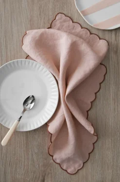 Ellos Borddækning & Servering|Bordtekstiler-Home Servietter Malva Scallop 40x40 cm 2-pak