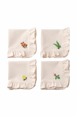 Ellos Borddækning & Servering|Bordtekstiler-Home Servietter Lovisa Embrodery 4-pak