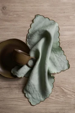 Ellos Borddækning & Servering|Bordtekstiler-Home Servietter Malva Scallop 40x40 cm 2-pak