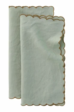 Ellos Borddækning & Servering|Bordtekstiler-Home Servietter Malva Scallop 40x40 cm 2-pak