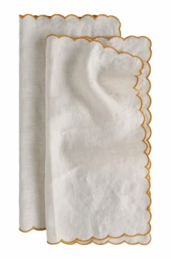 Ellos Borddækning & Servering|Bordtekstiler-Home Servietter Malva Scallop 40x40 cm 2-pak