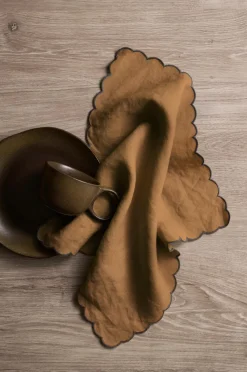 Ellos Borddækning & Servering|Bordtekstiler-Home Servietter Malva Scallop 40x40 cm 2-pak