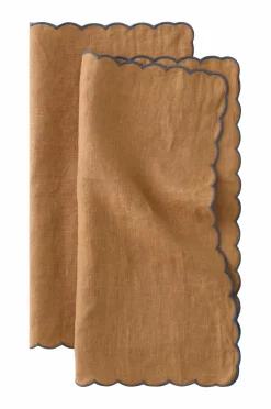 Ellos Borddækning & Servering|Bordtekstiler-Home Servietter Malva Scallop 40x40 cm 2-pak