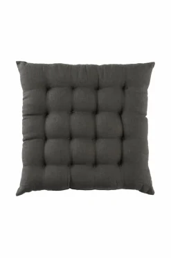 Ellos Udemøbler & Have|Møbeltekstiler-Home Siddehynde Candice af vasket hør, 40x40x5 cm