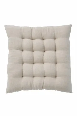 Ellos Udemøbler & Have|Møbeltekstiler-Home Siddehynde Candice af vasket hør, 40x40x5 cm