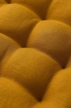 Ellos Udemøbler & Have|Møbeltekstiler-Home Siddehynde Candice af vasket hør, 40x40x5 cm