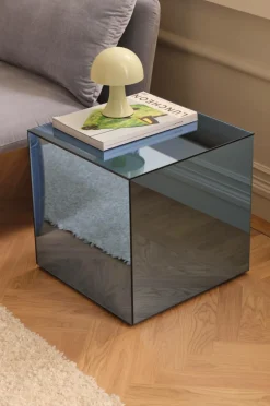 Ellos Borde-Home Sidebord Kube med spejlglas