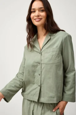 Ellos Homewear-Home Skjorte Candela Peached