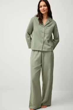 Ellos Homewear-Home Skjorte Candela Peached