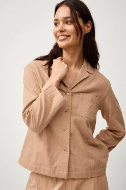 Ellos Homewear-Home Skjorte Candela Peached