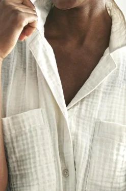 Ellos Homewear-Home Skjorte Candela Camp Collar