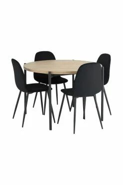 Ellos Spisegrupper-Home Spisebordssæt Gilda med 1 bord og 4 stole