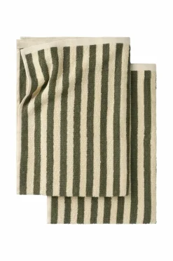 Ellos Badeværelsestekstiler-Home Sæt med frottéhåndklæder Stripe 2 dele