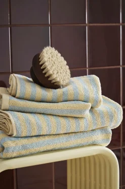 Ellos Badeværelsestekstiler-Home Sæt med frottéhåndklæder Stripe 4 dele