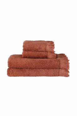 Ellos Badeværelsestekstiler-Home Sæt med frottéhåndklæder Molly 4 dele