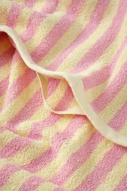 Ellos Badeværelsestekstiler-Home Sæt med frottéhåndklæder Stripe 4 dele