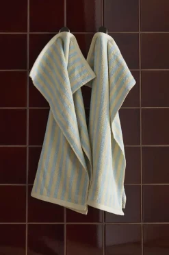 Ellos Badeværelsestekstiler-Home Sæt med frottéhåndklæder Stripe 2 dele