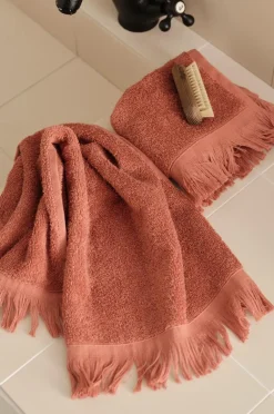 Ellos Badeværelsestekstiler-Home Sæt med frottéhåndklæder Molly 2 dele