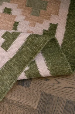 Ellos Uldtæpper|Fladvævede Tæpper-Home Uldgulvtæppe Sala