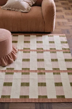 Ellos Uldtæpper|Fladvævede Tæpper-Home Uldgulvtæppe Lomma